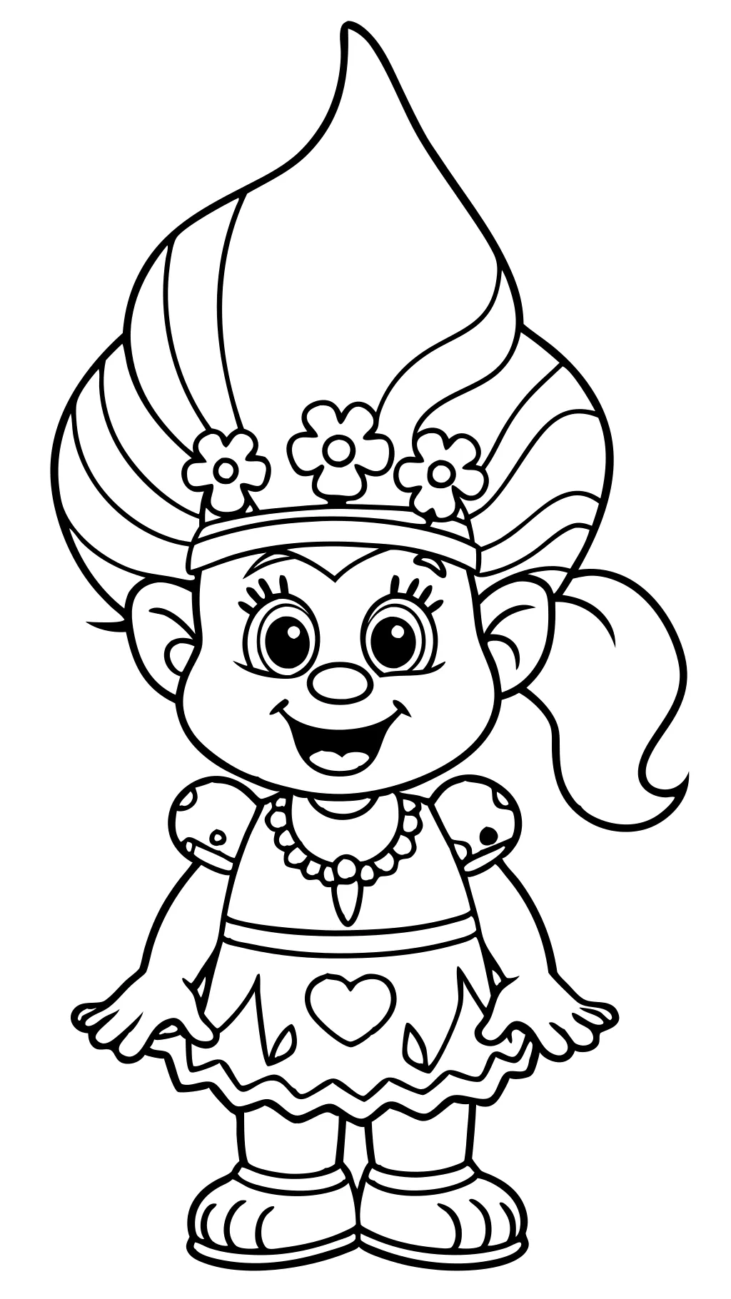 trolls 3 coloring pages